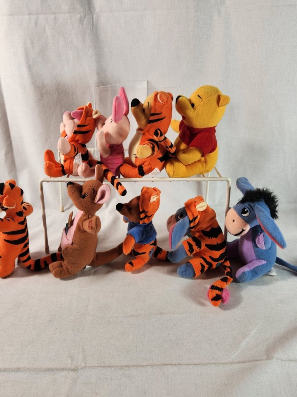 Disney Winnie the Pooh Tigger Hoodie Costume Mixed LOT 9 Pc Mattell Excellent - Picture 7 of 11